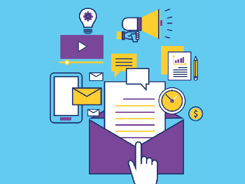 Image illustrating the process of developing a marketing plan for a business, from research to execution.