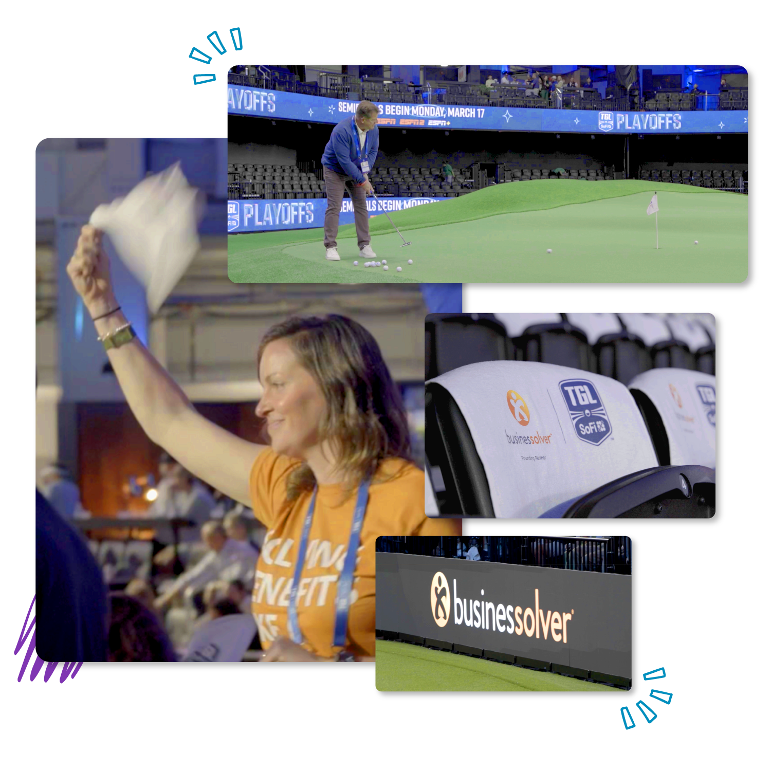 Businessolver employees at TGL event