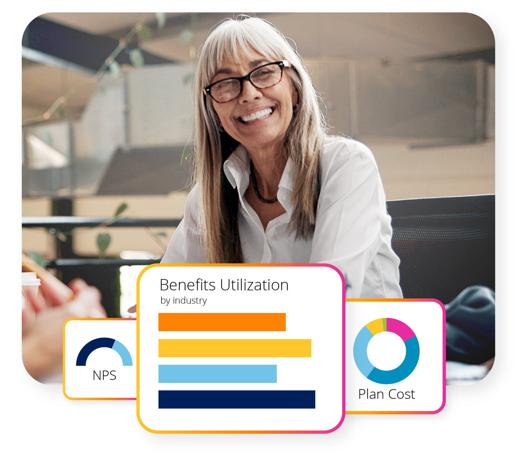 woman smilling looking at camera