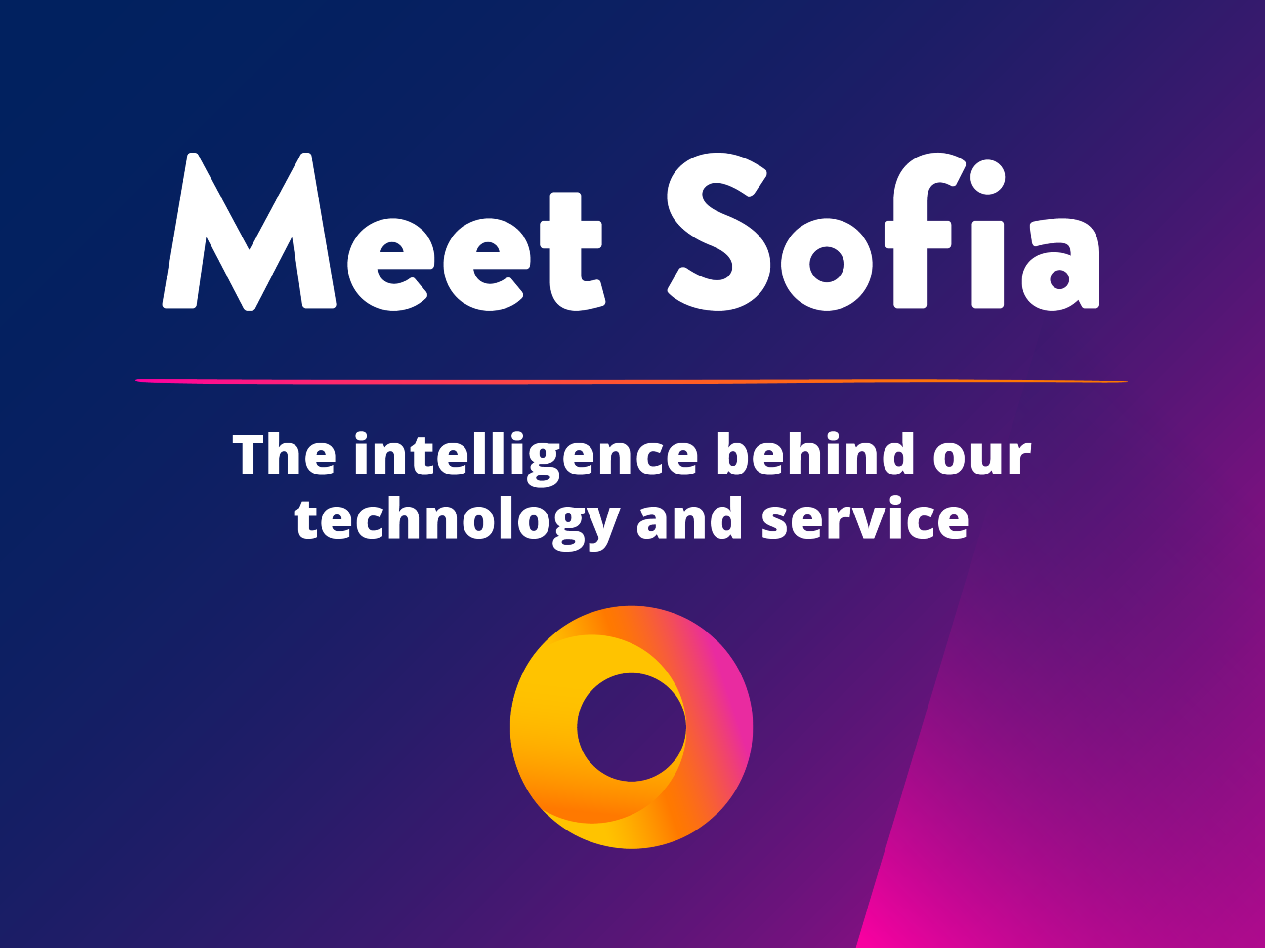Meet Sofia - The intelligence behind our technology and service