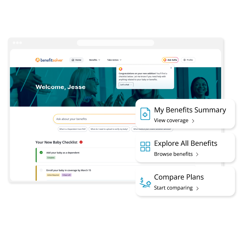 benefitsolver dashboard overview