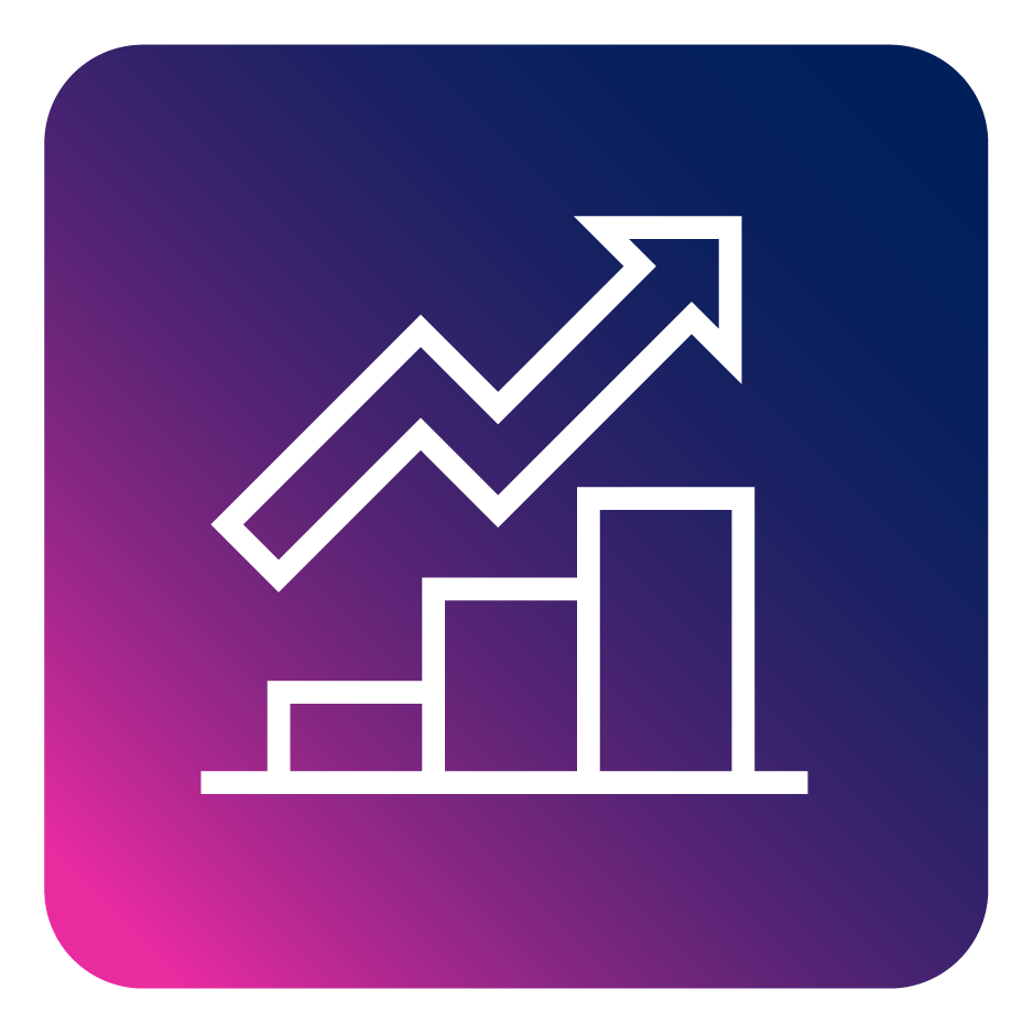 icon of bar chart