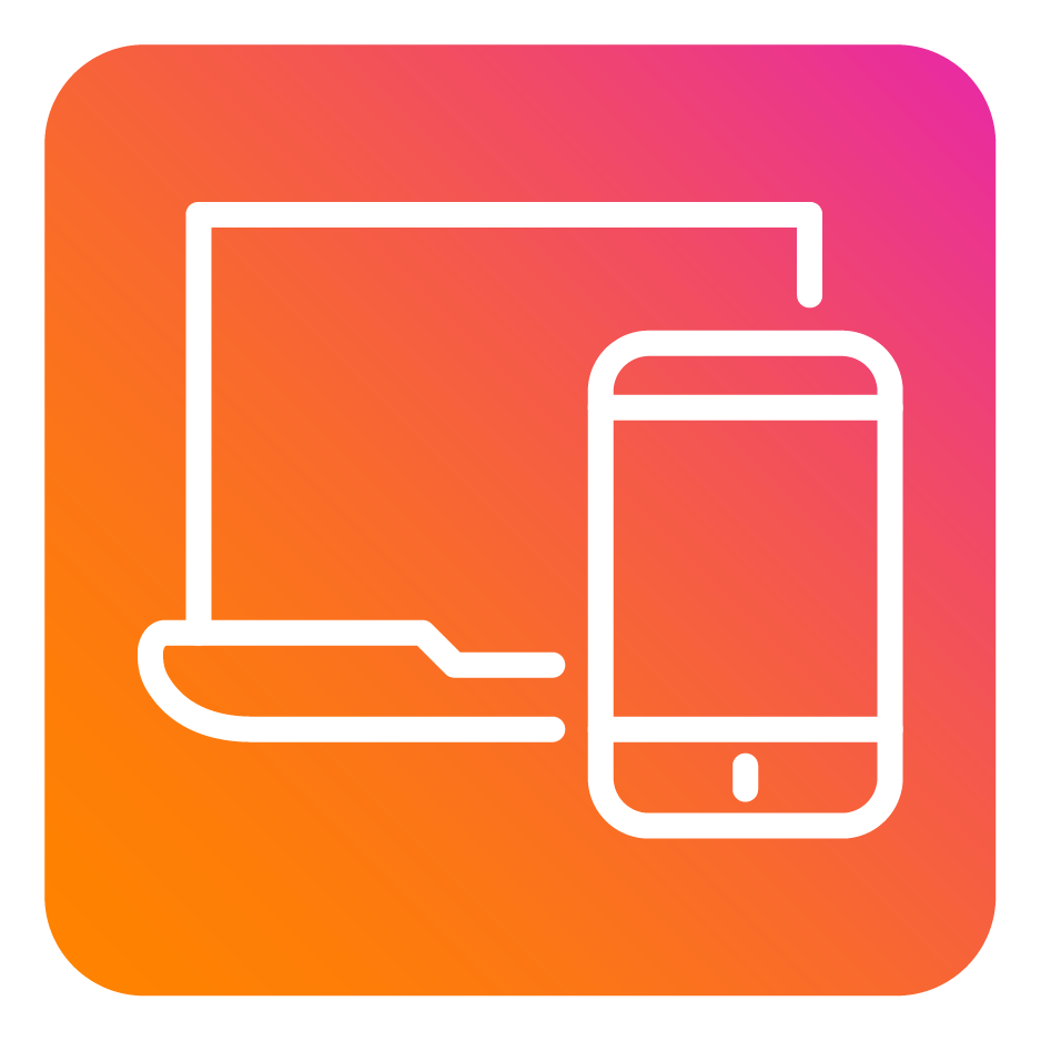 laptop and phone icon
