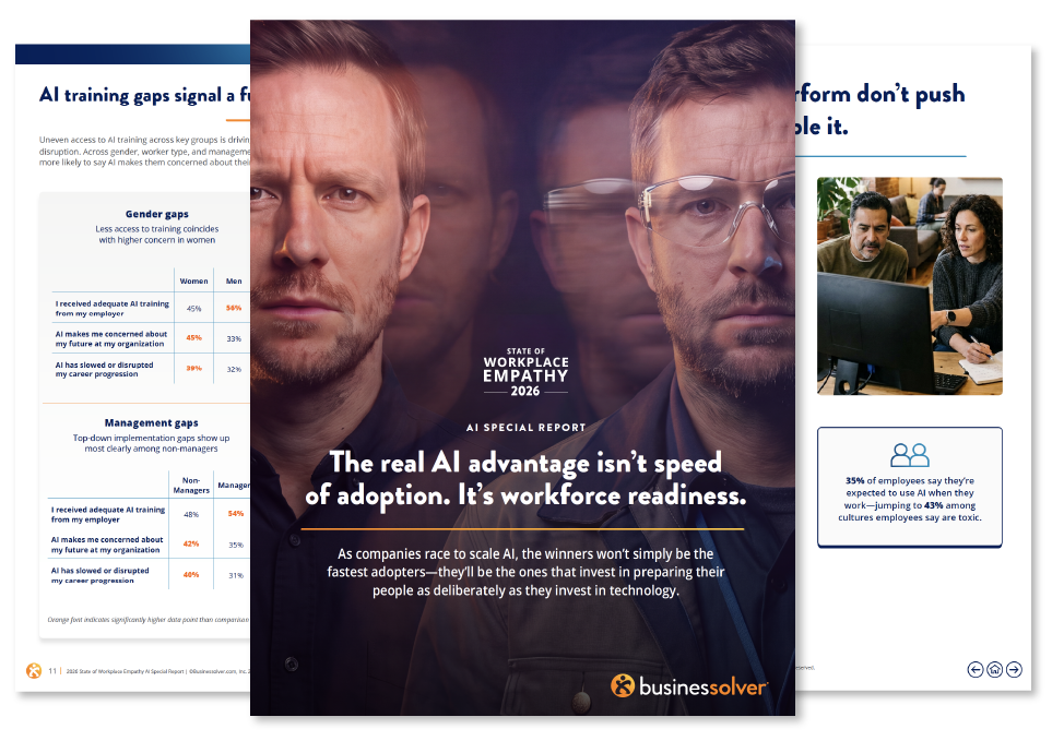State of Workplace Empathy - AI Special Report cover