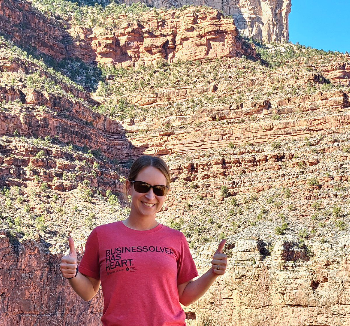 businessolver employee working from the southwest mountians